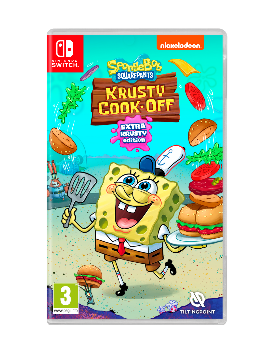 Nintendo Switch 	 Spongebob Krusty Cook Off Extra Krusty Edition