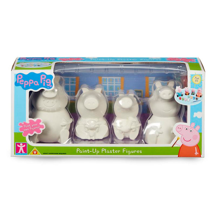 Peppa Pig Paint-Up Plaster Figures Set