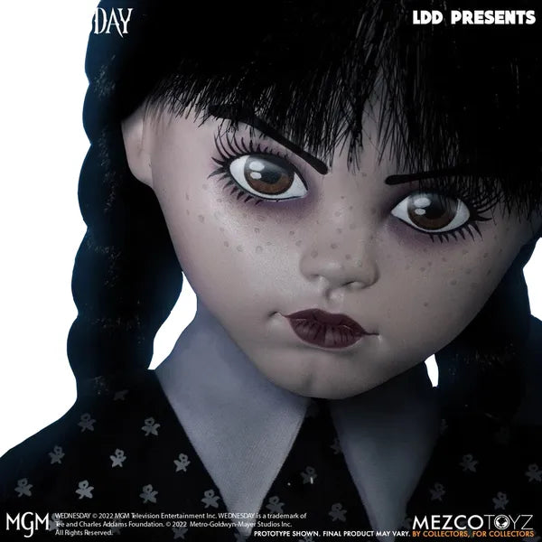 Mezco Living Dead Dolls Adams Family Wednesday and The Thing 10" Figure