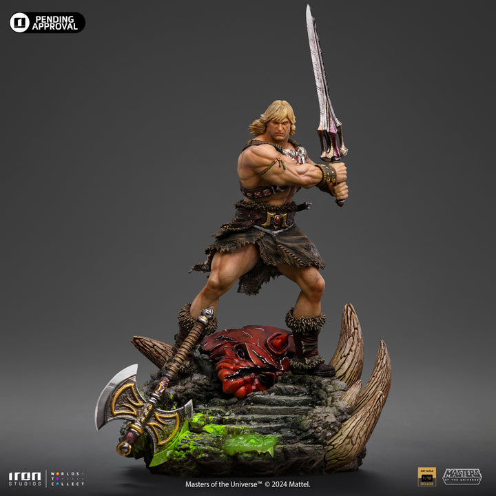 Iron Studios Masters of the Universe He-Man Unleashed 1/10 Deluxe Art Scale Limited Edition Statue