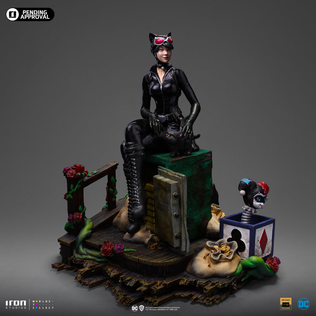 Iron Studios Gotham City Sirens Catwoman 1/10 Deluxe Art Scale Limited Edition Statue