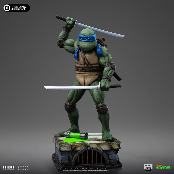 Iron Studios Teenage Mutant Ninja Turtles (1990) Leonardo 1/10 Art Scale Limited Edition Statue