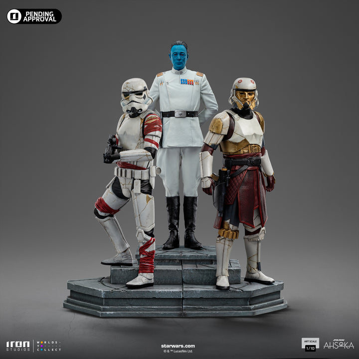 Iron Studios Star Wars Ahsoka Grand Admiral Thrawn 1/10 Art Scale Limited Edition Statue