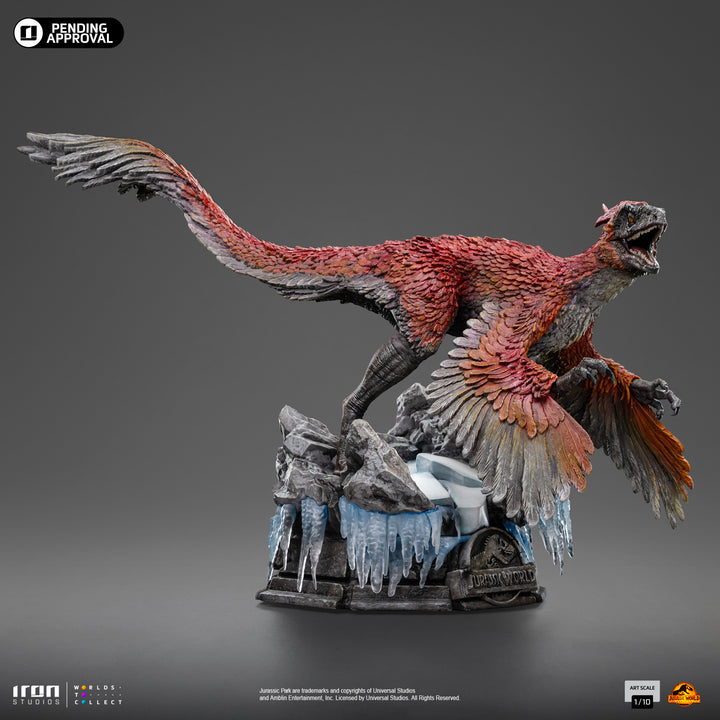 Iron Studios Jurassic World Dominion Pyroraptor 1/10 Art Scale Limited Edition Statue