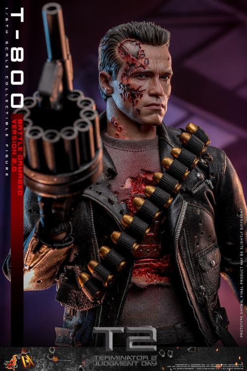 Hot Toys Terminator 2: Judgement Day DX46 T-800 (Battle Damaged Version 2.0) 1/6th Scale Figure