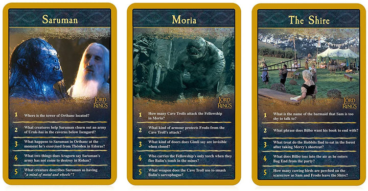 Top Trumps Quiz Lord of the Rings Card Game