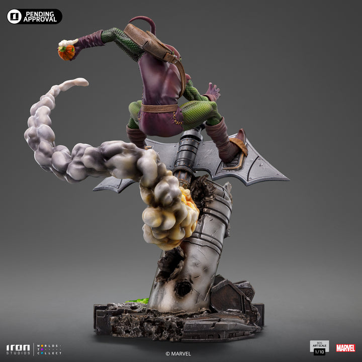 Iron Studios Marvel Spider-Man vs Villains Battle Diorama Series Green Goblin 1/10 Art Scale Limited Edition Statue