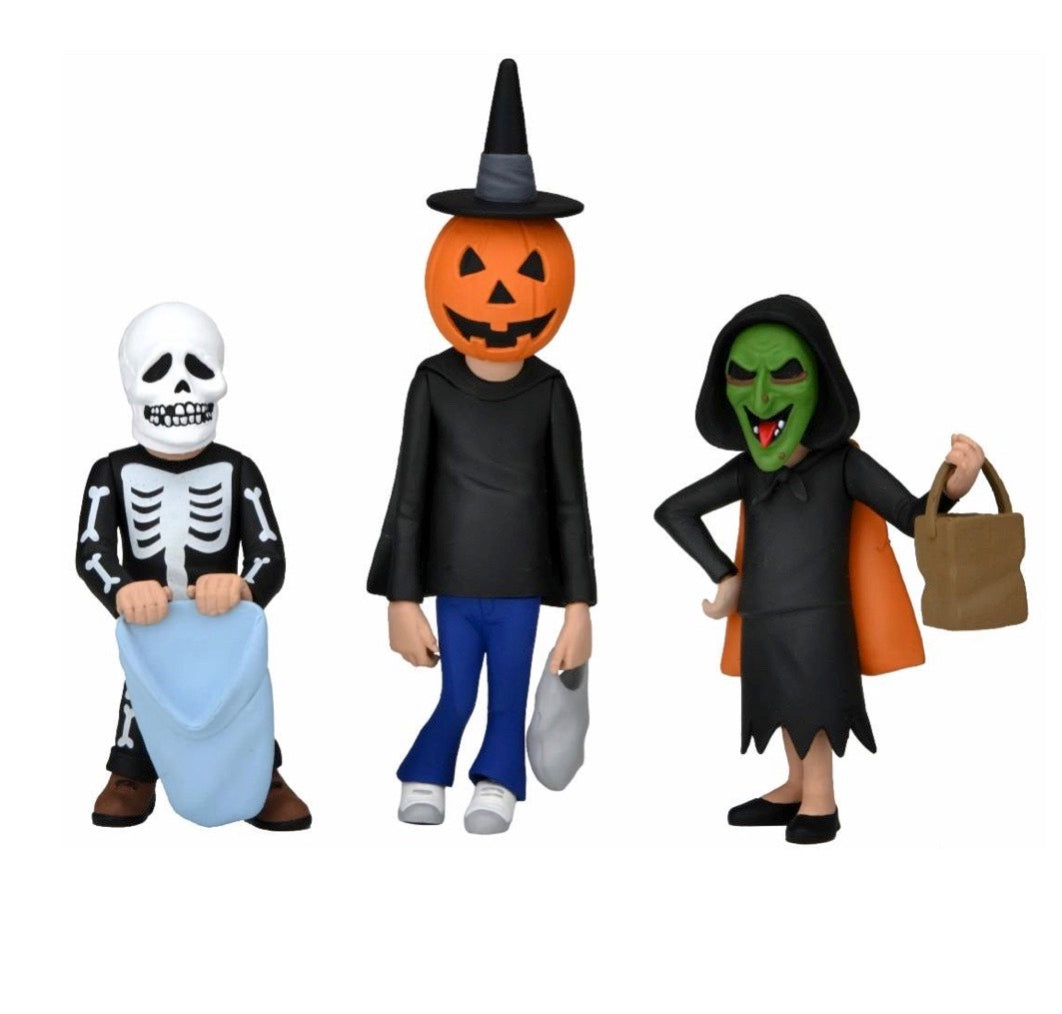 Halloween 3 Season Of The Witch Toony Terrors Trick Or Treaters 6" Scale Action Figure 3 Pack (Myers)