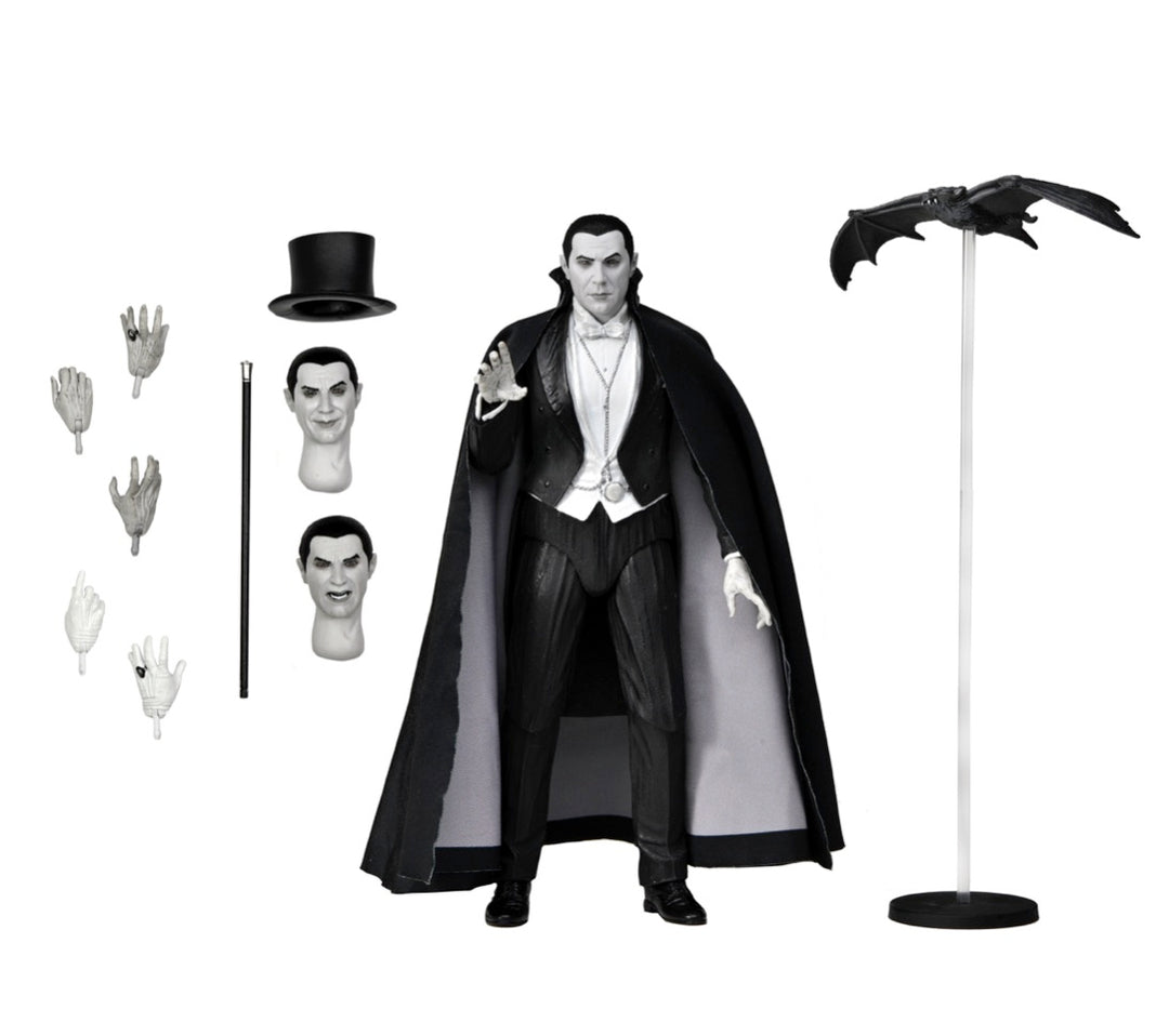 NECA Universal Monsters (Black & White) Dracula (Carfax Abbey) Ultimate 7" Scale Action Figure