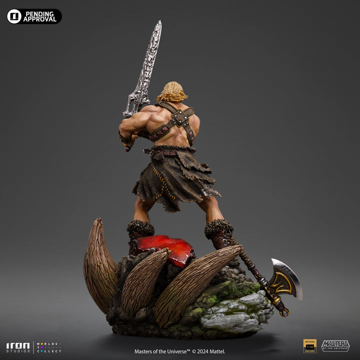 Iron Studios Masters of the Universe He-Man Unleashed 1/10 Deluxe Art Scale Limited Edition Statue