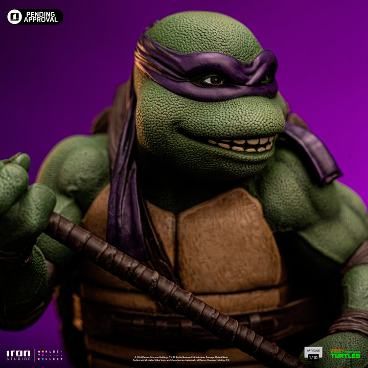 Iron Studios Teenage Mutant Ninja Turtles (1990) Donatello 1/10 Art Scale Limited Edition Statue