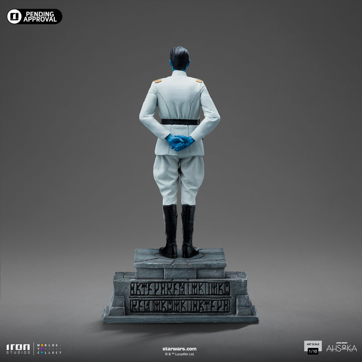 Iron Studios Star Wars Ahsoka Grand Admiral Thrawn 1/10 Art Scale Limited Edition Statue
