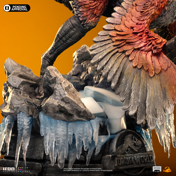 Iron Studios Jurassic World Dominion Pyroraptor 1/10 Art Scale Limited Edition Statue