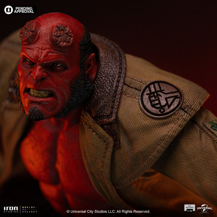 Iron Studios Hellboy II: The Golden Army Battle Diorama Series Hellboy 1/10 Art Scale Limited Edition Statue