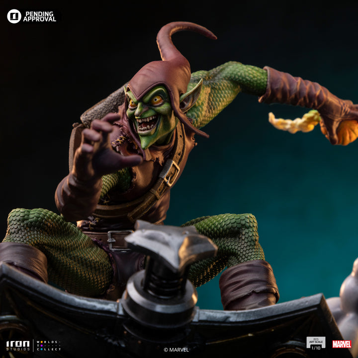 Iron Studios Marvel Spider-Man vs Villains Battle Diorama Series Green Goblin 1/10 Art Scale Limited Edition Statue