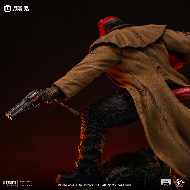 Iron Studios Hellboy II: The Golden Army Battle Diorama Series Hellboy 1/10 Art Scale Limited Edition Statue