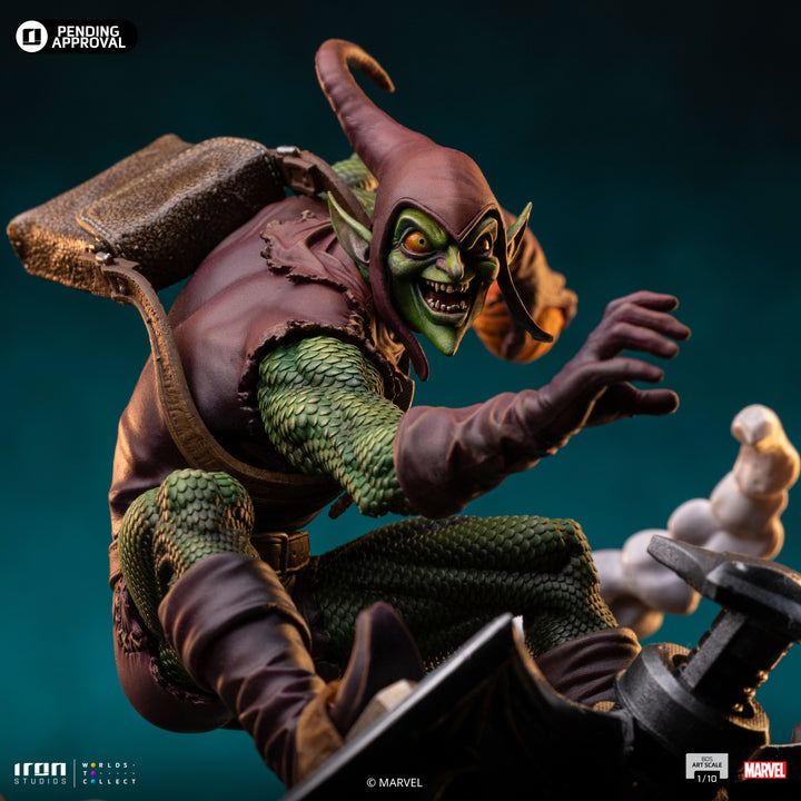 Iron Studios Marvel Spider-Man vs Villains Battle Diorama Series Green Goblin 1/10 Art Scale Limited Edition Statue