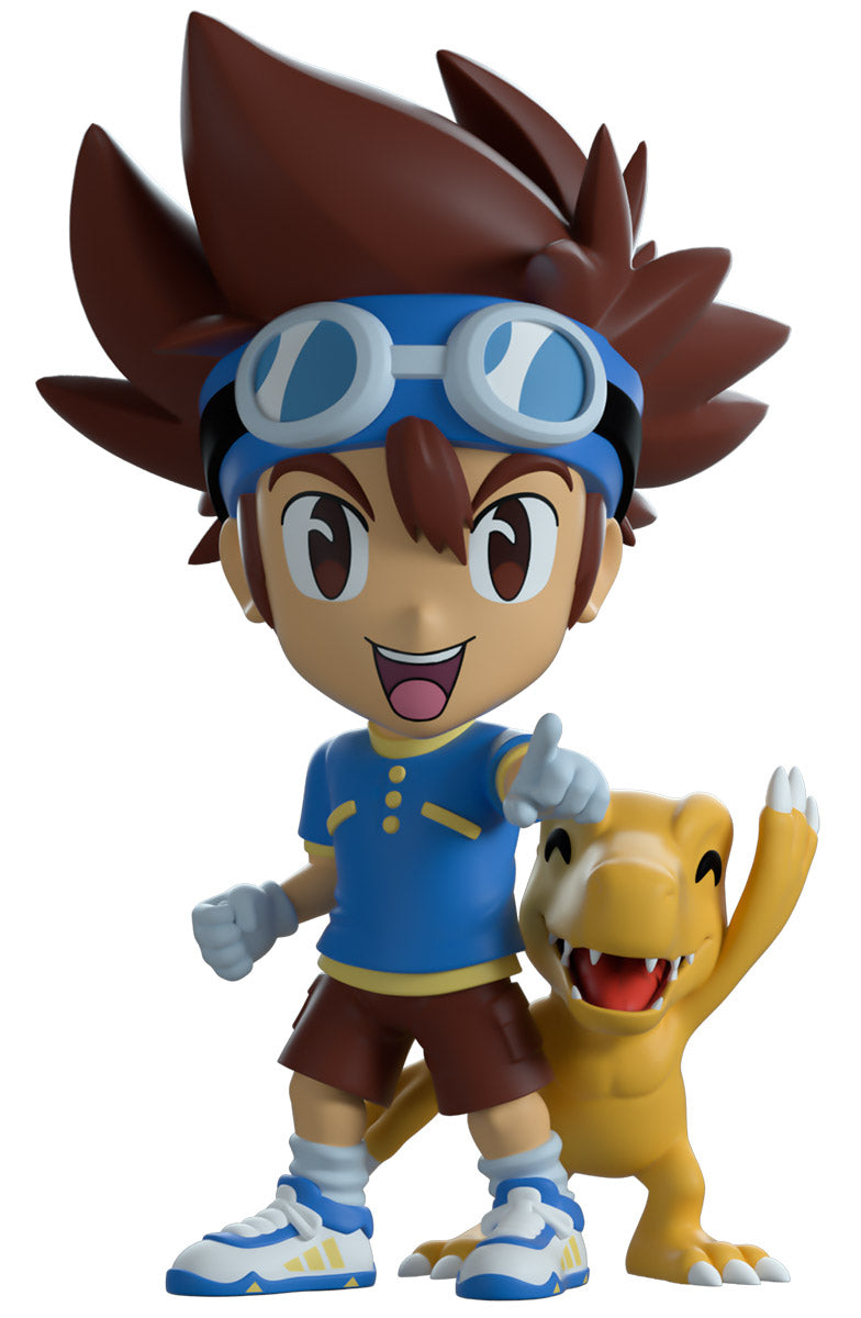 Youtooz Digimon Tai and Agumon Figure