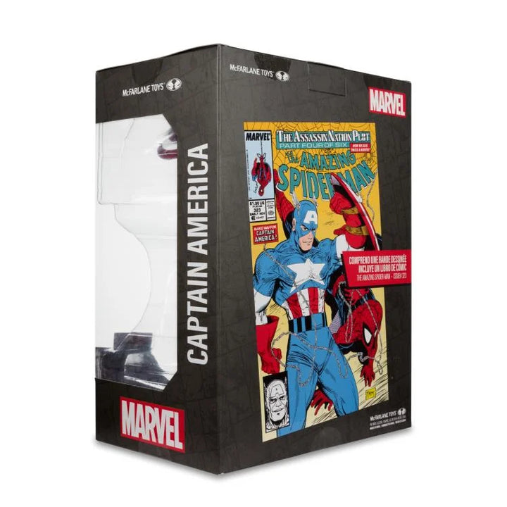 McFarlane Marvel Comics Captain America (The Amazing Spider-Man #323) 1/6 Scale Figure