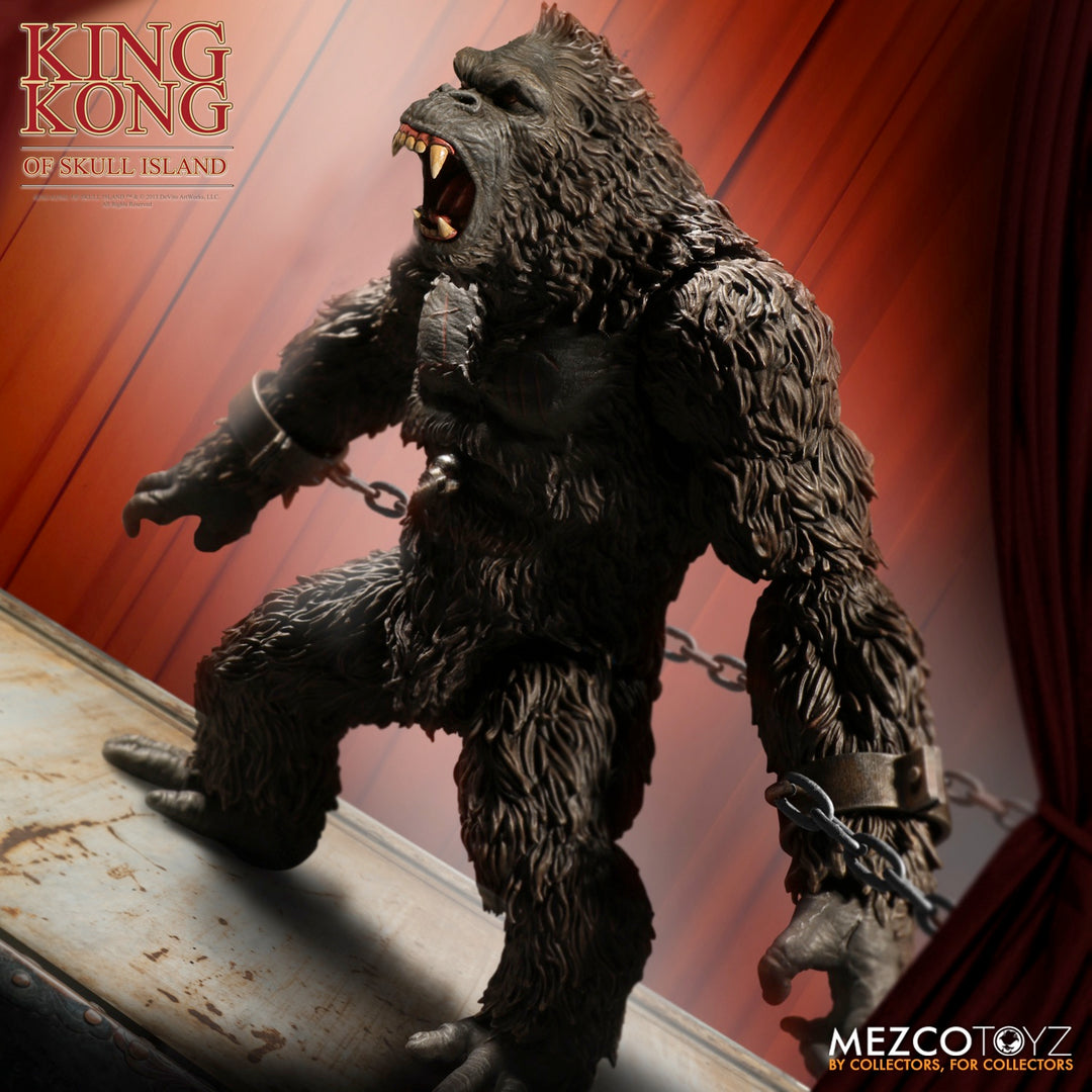 Mezco King Kong King Kong Of Skull Island 7" Scale Action Figure