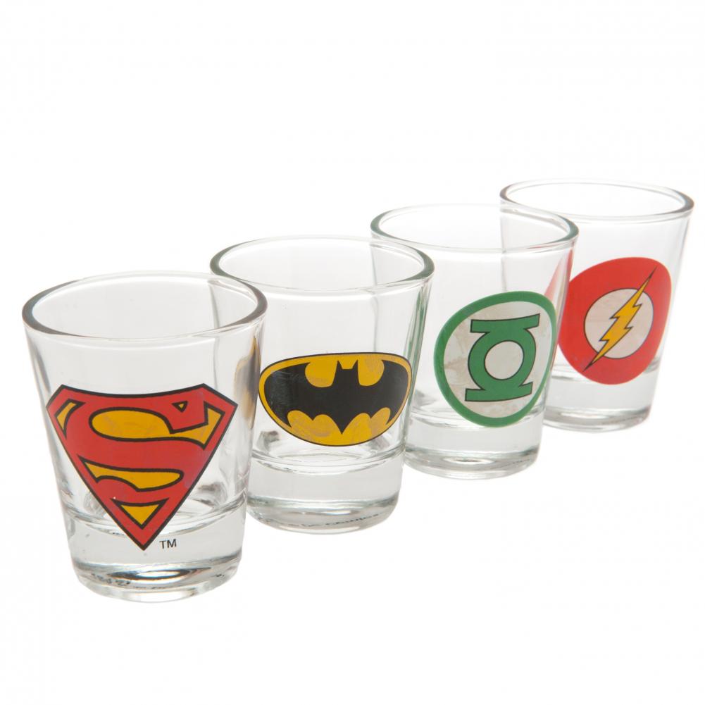 DC Comics 4pk Shot Glass Set