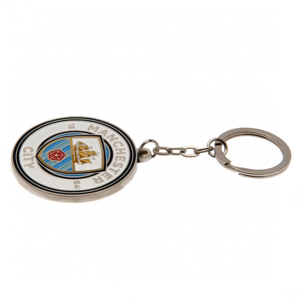 Manchester City FC Crest Keyring