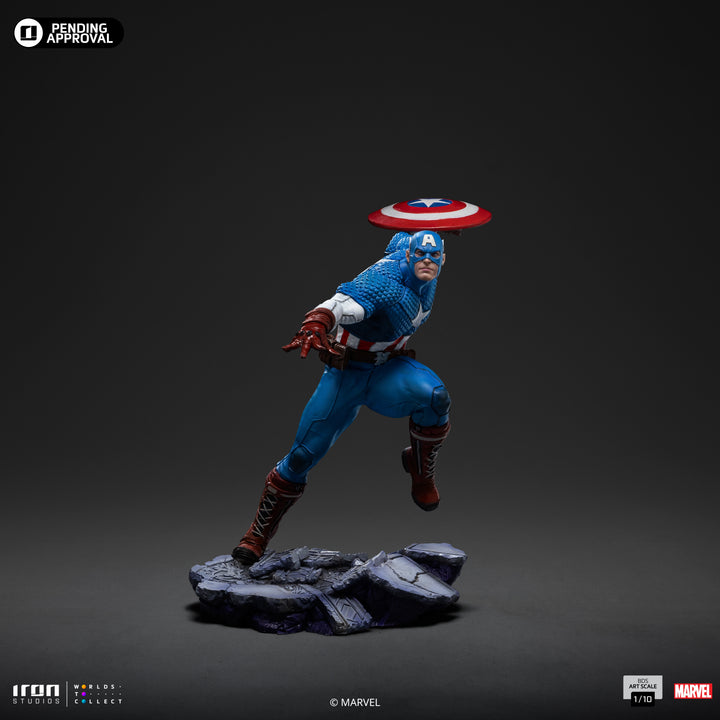 Iron Studios The Infinity Gauntlet Battle Diorama Series Captain America 1/10 Art Scale Limited Edition Statue
