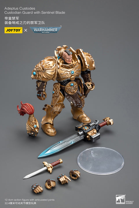 Warhammer 40K 1/18 Scale Adeptus Custodes Custodian Guard with Sentinel Blade