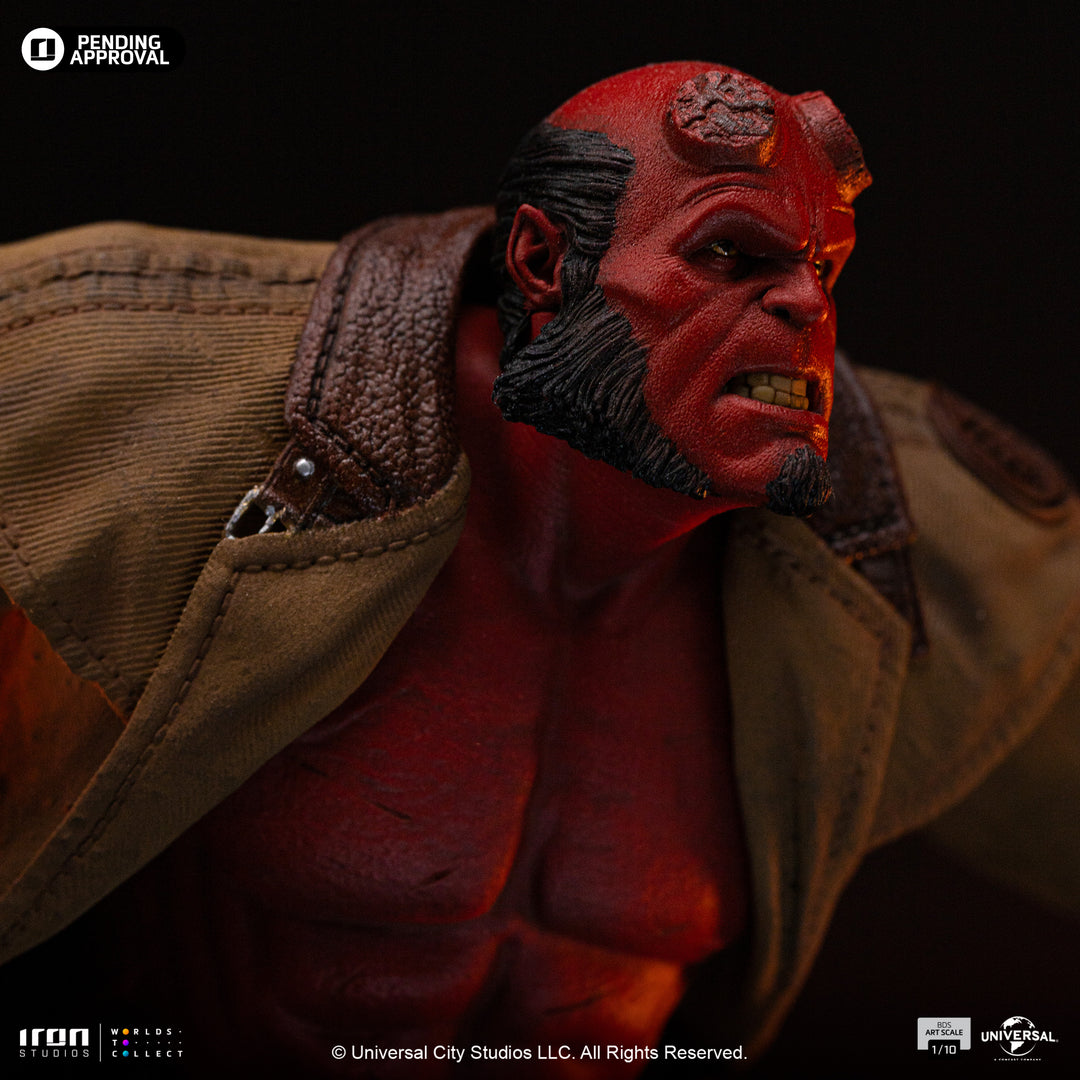 Iron Studios Hellboy II: The Golden Army Battle Diorama Series Hellboy 1/10 Art Scale Limited Edition Statue