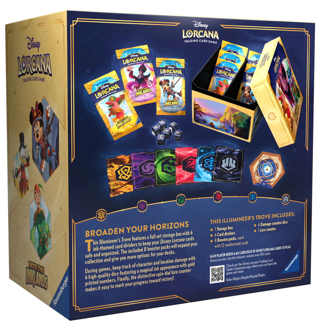 Disney Lorcana Trading Card Game Into The Inklands Illumineer’s Trove Set