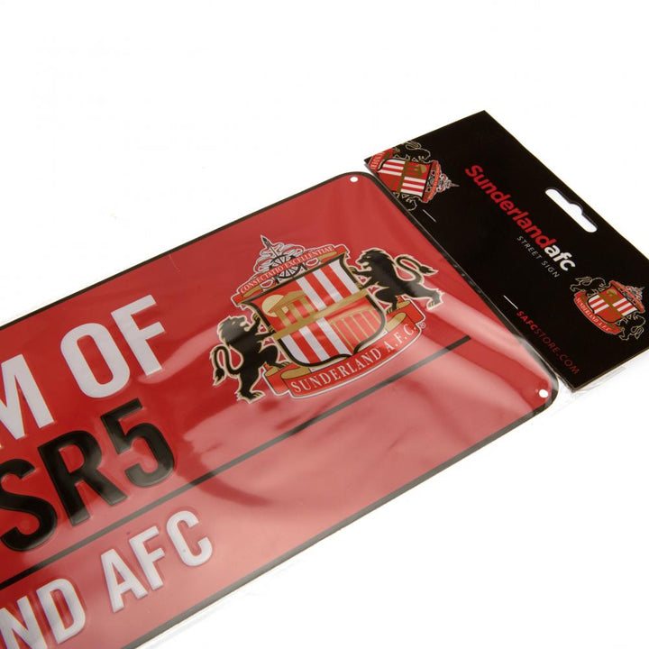 Sunderland AFC Colour Street Sign