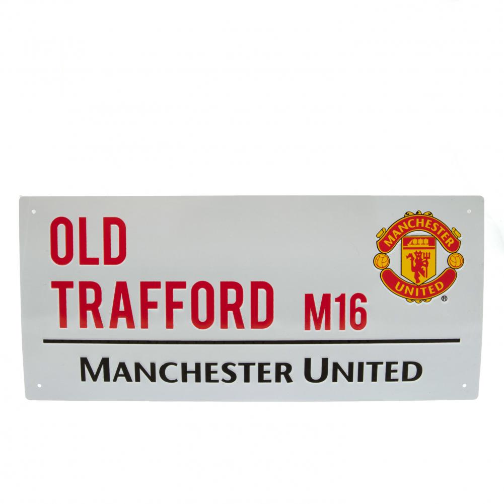 Manchester United FC Old Trafford Street Sign