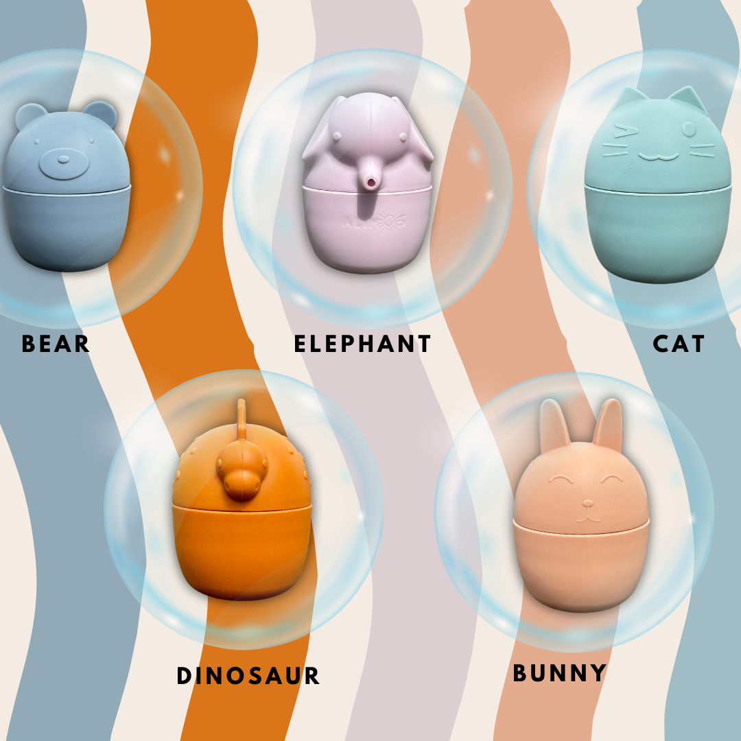 Alimos BPA Free Silicone Baby Sensory Bath Toys