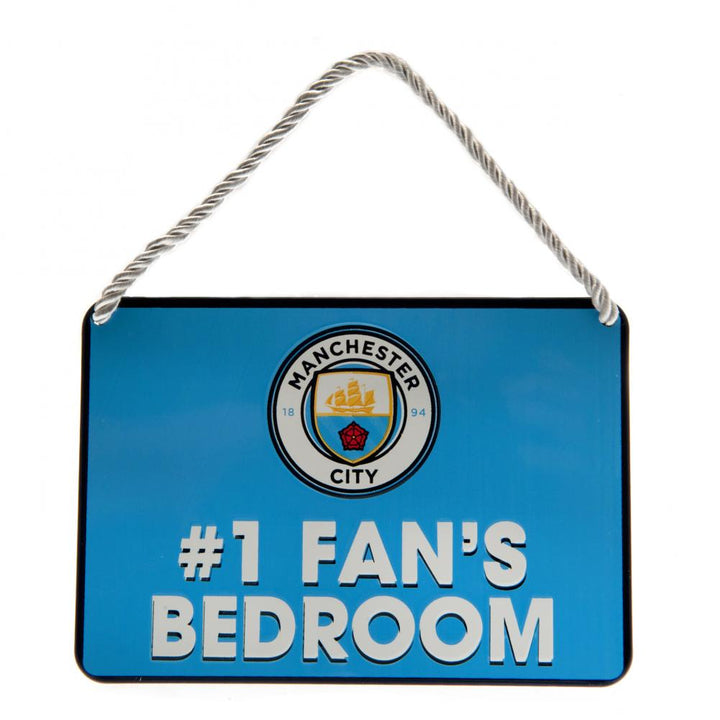 Manchester City FC Bedroom Sign No1 Fan