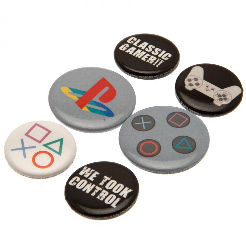 PlayStation Button Badge Set