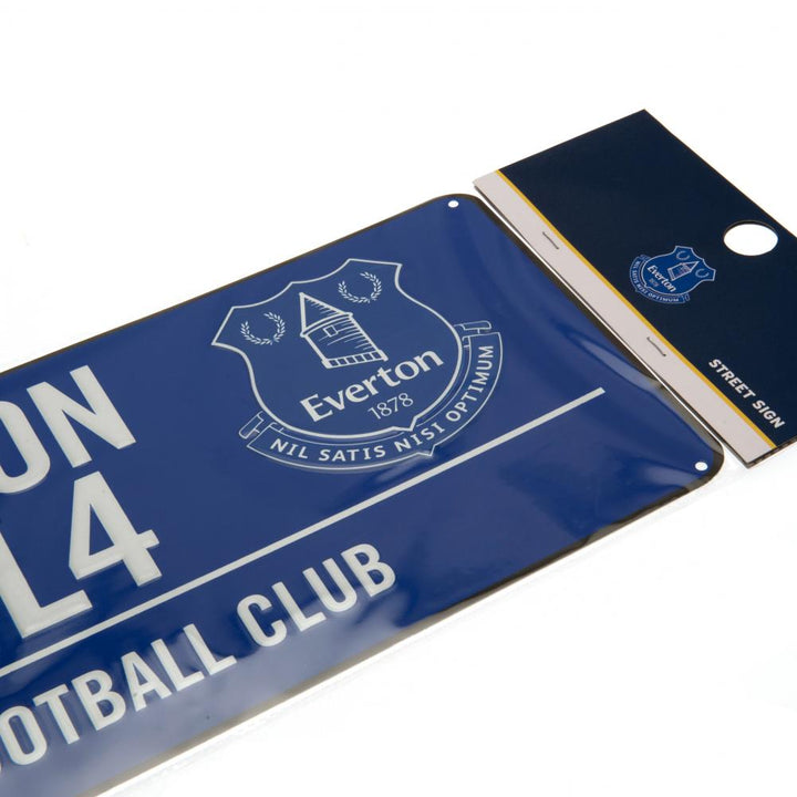 Everton FC Colour Street Sign