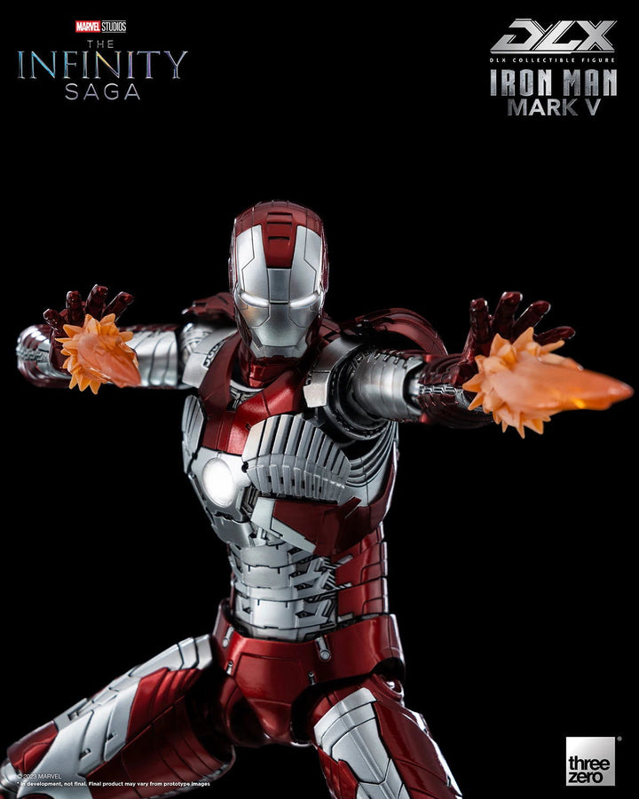 Avengers The Infinity Saga Threezero DLX Iron Man Mark V 1/12 Scale Figure - Infinity Collectables  - #tag1#