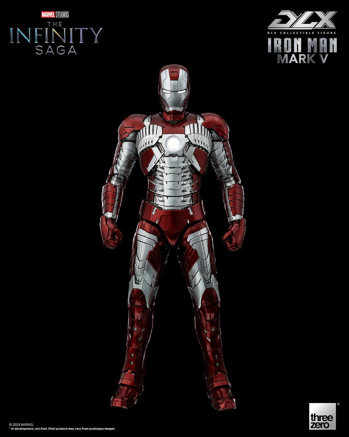 Avengers The Infinity Saga Threezero DLX Iron Man Mark V 1/12 Scale Figure - Infinity Collectables  - #tag1#