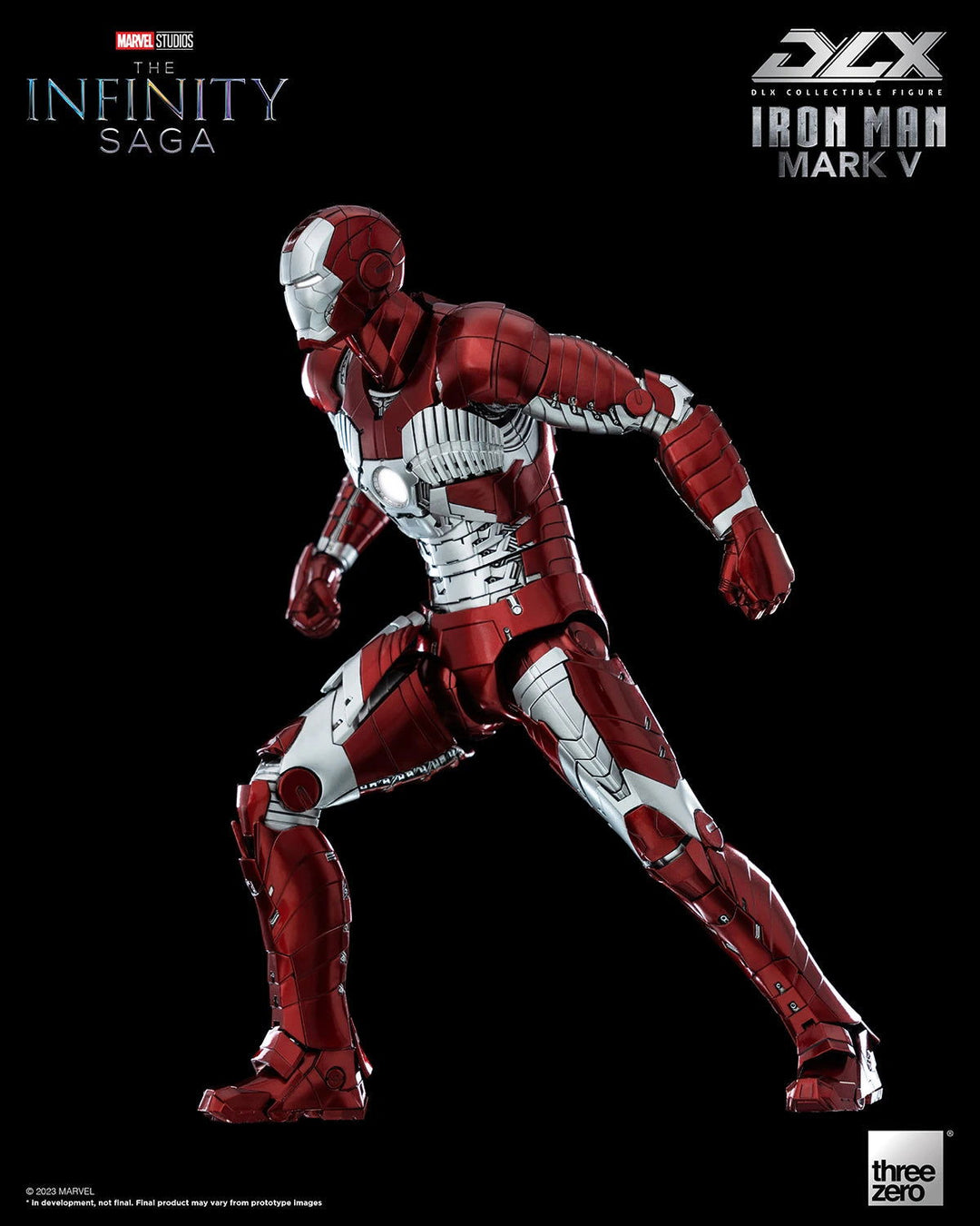 Avengers The Infinity Saga Threezero DLX Iron Man Mark V 1/12 Scale Figure - Infinity Collectables  - #tag1#