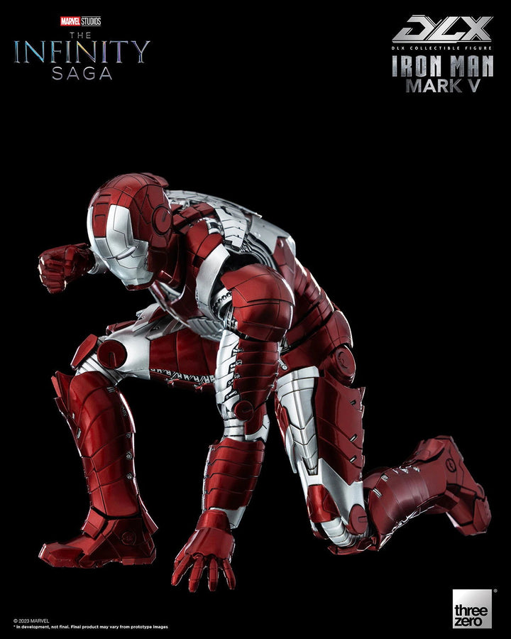 Avengers The Infinity Saga Threezero DLX Iron Man Mark V 1/12 Scale Figure - Infinity Collectables  - #tag1#