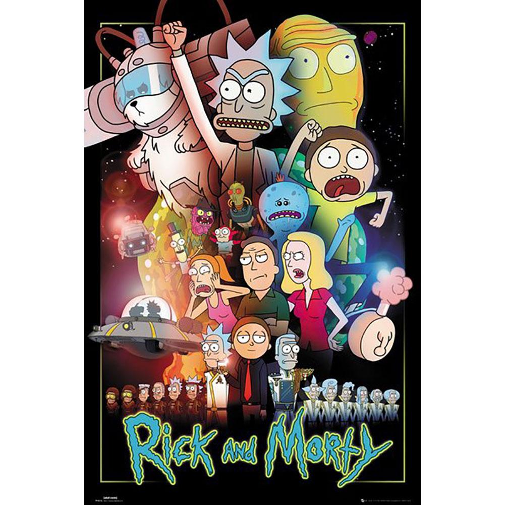 Rick And Morty Poster Wars