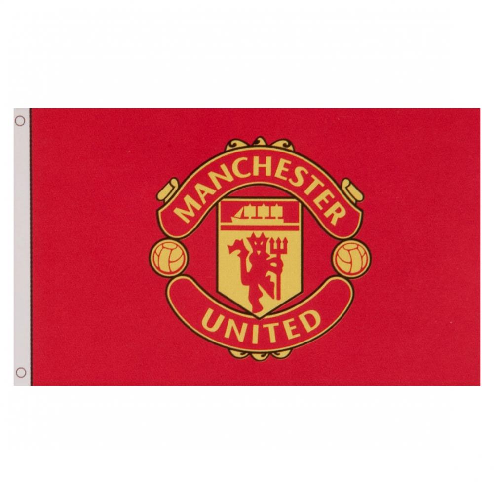 Manchester United FC Crest Flag