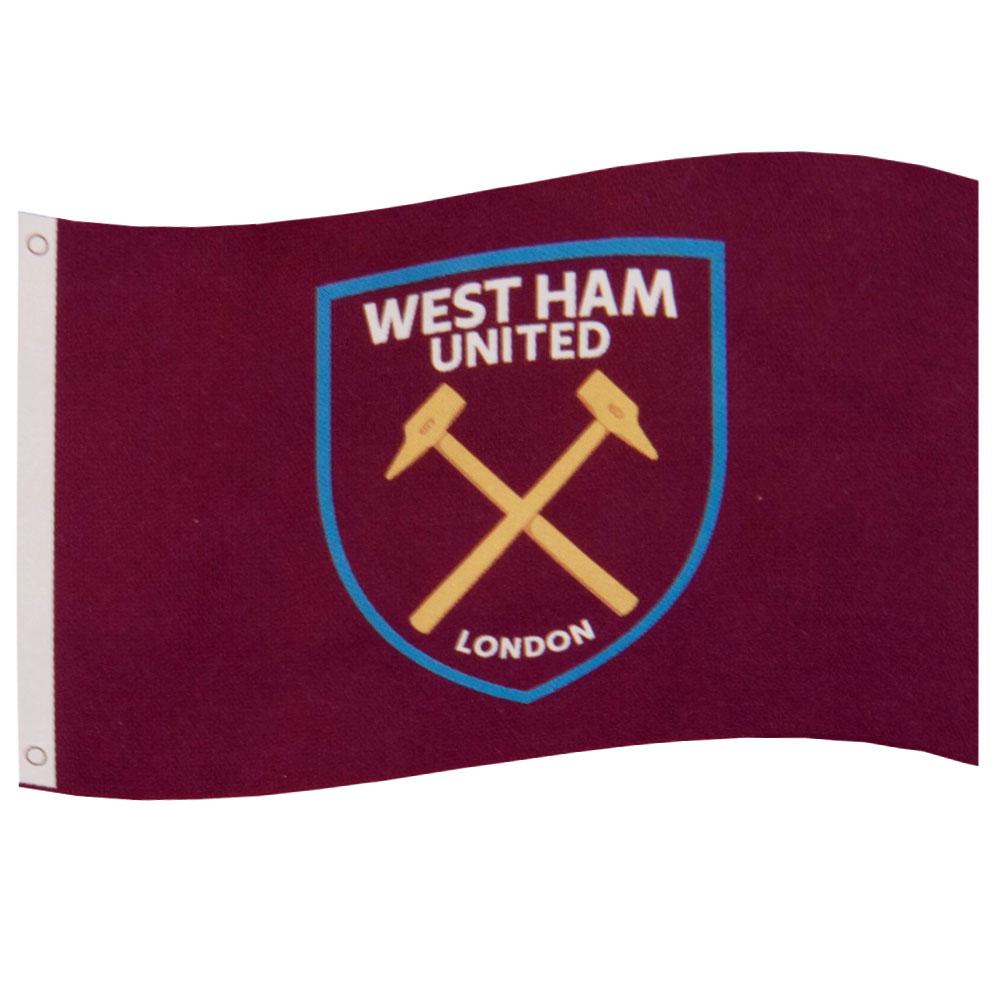 West Ham United FC Crest Flag