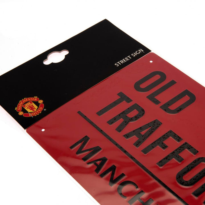 Manchester United FC Colour Street Sign