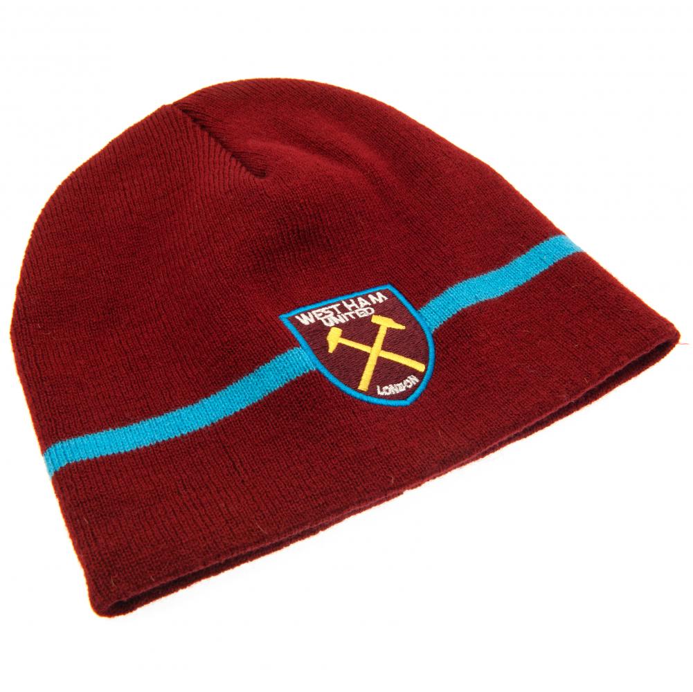 West Ham United FC Stripe Beanie