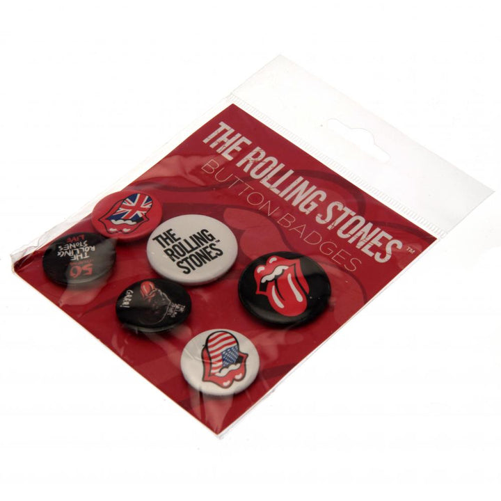 The Rolling Stones Button Badge Set