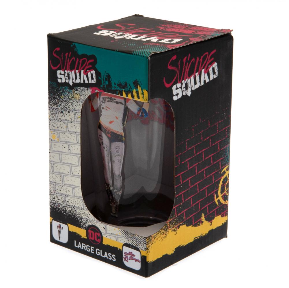 Suicide Squad Large Glass Harley Quinn