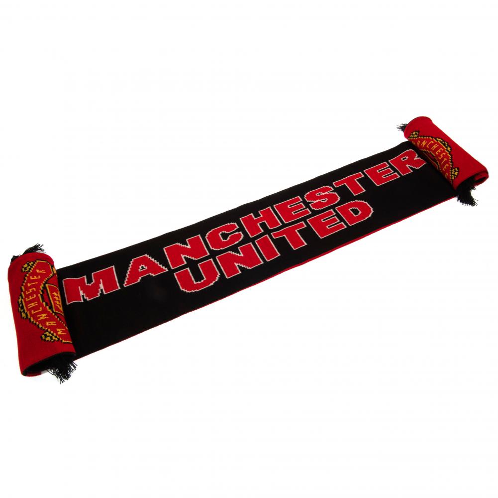 Manchester United FC Stripe Scarf