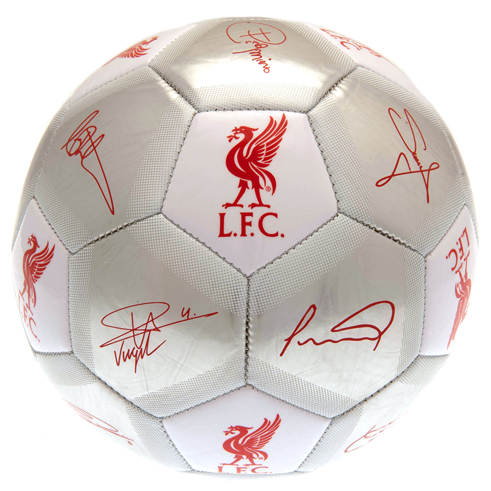 Official Liverpool Signature Silver Football