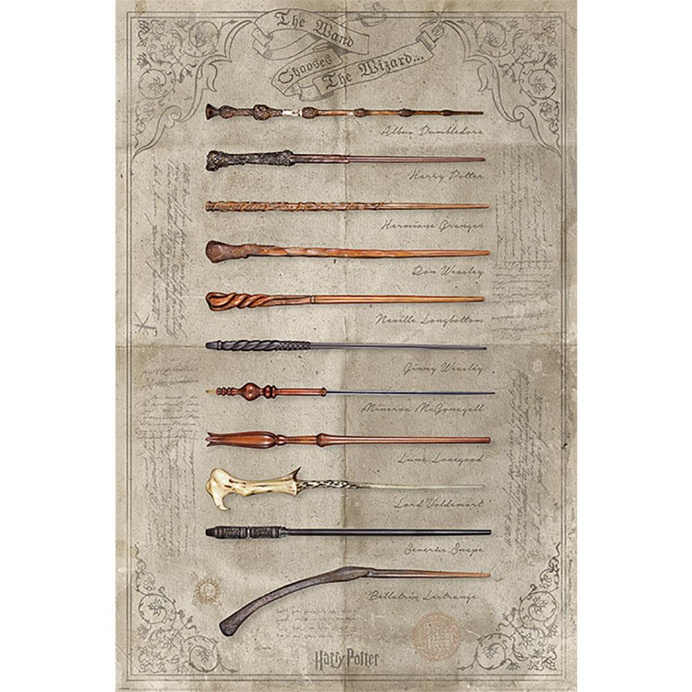 Harry Potter Poster Wands